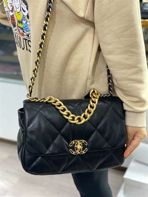 19 chanel blue flap|Chanel bag 19 price.